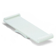 Group Marker Carrier, For Snapping Into End Stops 10 mm Wide White