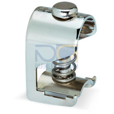 Shield clamp, diameter of compatible conductor, 1.5 mm to 6.5 mm, H max. 40 mm, 10 mm wide