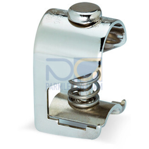 Shield clamp, diameter of compatible conductor, 1.5 mm to 6.5 mm, H max. 40 mm, 10 mm wide