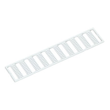 WMB Multiple Marking System, Plain For 3.5 mm Terminal Block Width White