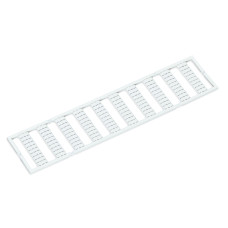 WMB Multiple Marking System, Plain For Terminal Block Width 4 - 4.2 mm White