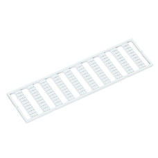 WMB Multiple Marking System, Plain For Terminal Block Width 5 - 17.5 mm White