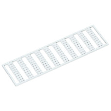 WMB Multiple Marking System, Plain For Terminal Block Width 5 - 17.5 mm White