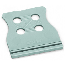 Strain Relief Plate, Can Be Snapped On Tap-Off Modules 6 mm Wide Gray