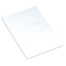 Marker Card, 4 X 30 Pieces Per Sheet White