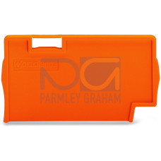 Separator Plate, 2 mm Thick Oversized Orange