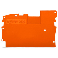 End And Intermediate Plate, 1 mm Thick Orange