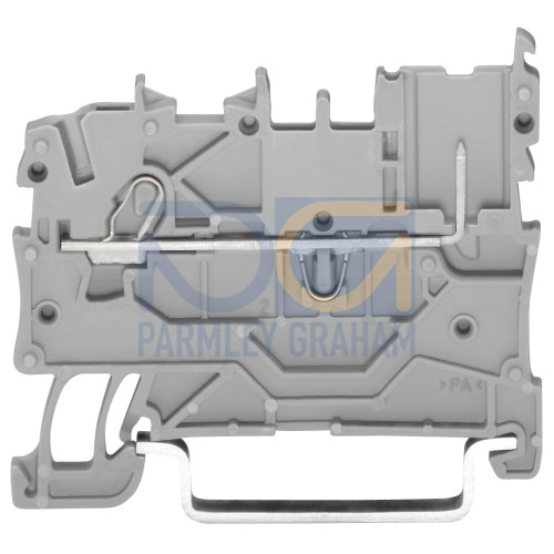 1-Conductor/1-Pin Carrier Tb, According To En 60715 Gray