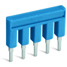 Push-In Type Jumper Bar, Insulated 10-Way Blue