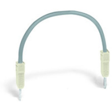 Push-in type wire jumper, 0.75 mm, insulated, 60 mm long, gray