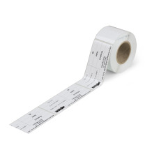 Type Labels, Plain 44 X 99 mm White