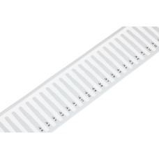 Wire Marker For Sleeves, Plain 12 X 4 mm White