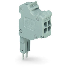 Modular TOPJOBS connector, modular, for jumper contact slot, 3-pole, 1, 00 mm, gray