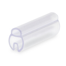 Sleeves for wire markers 23 mm for wire diameter 4-7 mm halogenated transparent