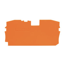 End And Intermediate Plate, 1 mm Thick Orange