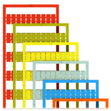 WMB Multiple Marking System, Plain For Terminal Block Width 5 - 17.5 mm Blue