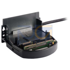 The Connection unit from . Suitable for: RSL 420 safety laser scanner; Number of connections: 2 Piece(s); Connection 1: Cable, 5.000 mm, 16 -wire; Connection 2: Connector, M12, D-coded, 5 -pin; Dime