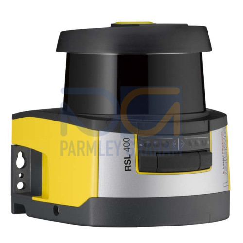 The Safety laser scanner from . Type: 3, IEC/EN 61496; SIL: 2, IEC 61508; Performance Level (PL): d, EN ISO 13849-1; Scanning angle: 270 °; Number of field pairs, reversible: 1; Number of protective