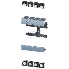 Plug-in unit conversion kit for MCCB, accessory for: circuit breaker, 4-pole 3VA1