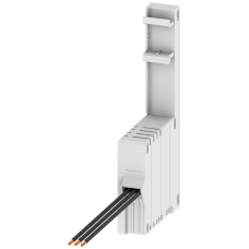 Busbar adapter compact universal with fuse module with DIN mounting rail