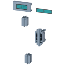 Assembly kit, for mechanical connection of 1-pole and 3-pole 3NP1