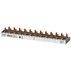 Compact pin busbar, 10 mm2, connection 3P/N 12x compact device 1 MW