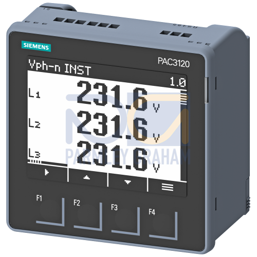 SENTRON PAC3120 power monitoring, front mounting, 690/400 V, 5 A, 100-250 V AC/DC, Modbus RTU