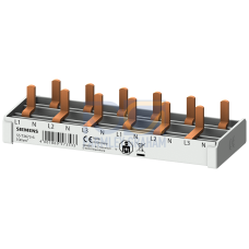 Compact pin busbar, 10 mm2, connection 3P/N 6x compact device 1 MW