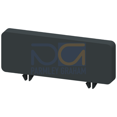 Labeling plate, without inscription, 10 units, accessories for main and emergency switching-off swit