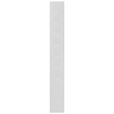 Labeling plate, front, width: 8.2 mm, snap-on mounting, white, 6 mm2