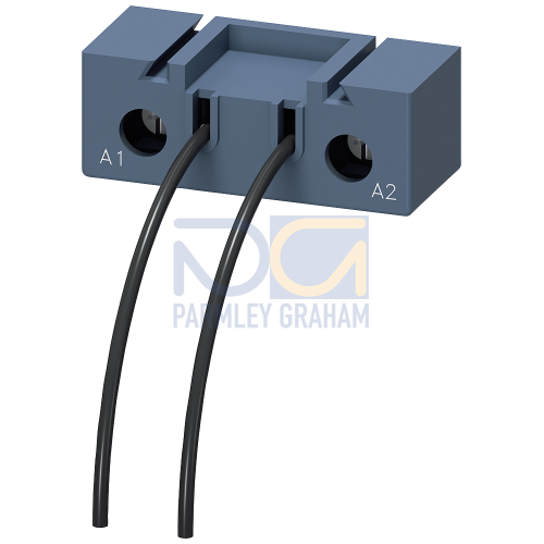 Coil connection module for motor contactors, Size S0 -S3, connection from below, Screw terminal