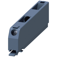 Terminal, removable, 2-pole, screw terminals up to 2x2.5 mm2 or 1x4 mm2