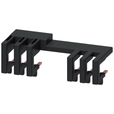 Wiring module top for contactor assembly S00 without gap between the Contactors, Spring-type terminal