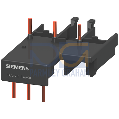 Link module Electrical and mechanical for 3RV1011 and 3RT2.1, 3RW301 AC and DC operation (multi-unit packaging)