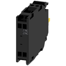 Contact module with 1 contact element, 1 NC, contact for installation monitoring