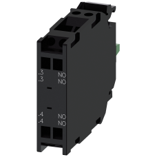 Contact module with 2 contact elements, 2 NO, spring-type terminal, for front plate mounting