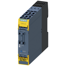 SIRIUS safety relay Basic unit 3SK2 series 10 F-DI, 2 F-DQ, 1 DQ, 24 V DC Can be parameterized via S