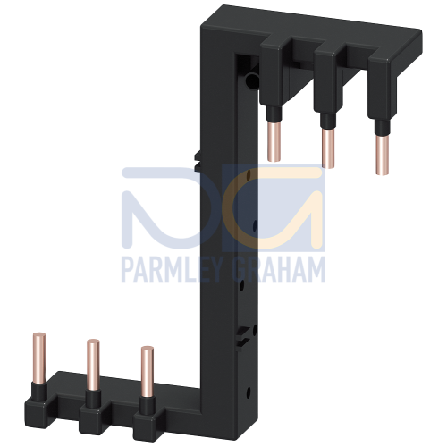 For mounting 2 contactors side by side in series for redundant switching. For SIRIUS contactors, series 3RT2.2, screw terminals (size S0)