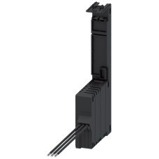 Fuse module without fuses for 22.5 mm busbar adapter