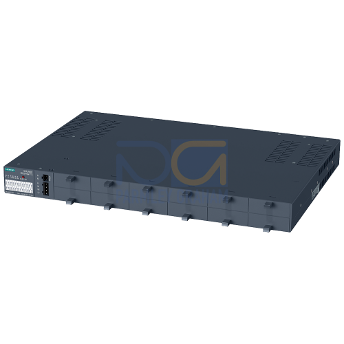 SCALANCE XR324-12M TS man. Layer 2 switch, 12x f. media mod., front ports, rail