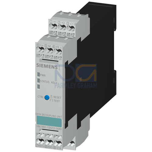 AS-i data decoupler 1 x 4 A Spring-type terminals, AS-i single Data decoupling module IP20, SlimLine