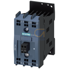 Solid-state contactor 3RF3, 3-ph. AC53 5.2 A 48-480 V/110-230 V AC 2-phase controlled