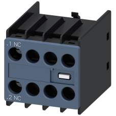 Auxiliary switch on the front, 1 NC Current path 1 NC for 3RH and 3RT screw terminal .1/.2, --/--