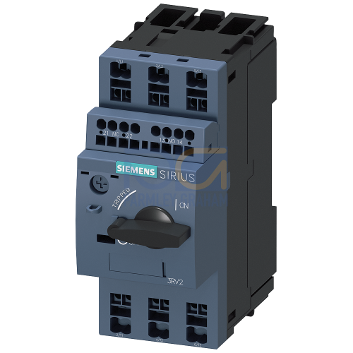 Circuit breaker size S00 for motor protection, CLASS 10 A-release 0.18...0.25 A N-release 3.3 A Spri