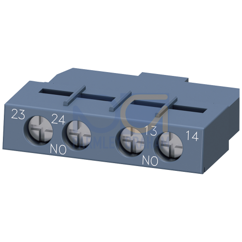 Auxiliary switch transverse, 2 NO for circuit breaker, S00/S0