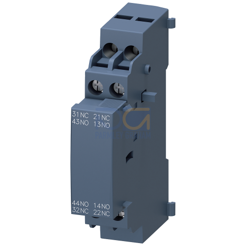 Auxiliary switch attachable on the side 2 NO + 2 NC for circuit breaker, S00/S0