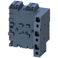 3-ph. busbar with infeed on the right for 2 circuit breakers S00 and S0