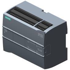 CPU 1215C - 24 VDC PSU, 14 DI (24 VDC), 10 Relay DQ, 2 AI (0-10V), 2 AQ (0-20mA),200kB, 2 port Switch