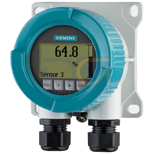 SITRANS RD150 Display: remote digital display with configuration for process instruments. HART or 4 to 20 mA loop display, metal and plastic field mount enclosures.