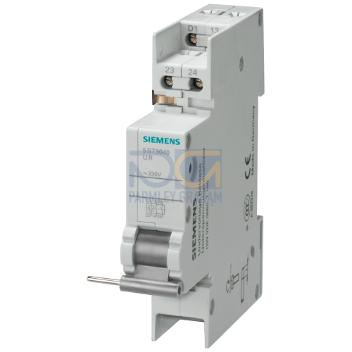 Undervoltage release 230 V AC, with 6 terminals for miniature circuit breaker 5SL4, 5SY, 5SP RCBO 5S